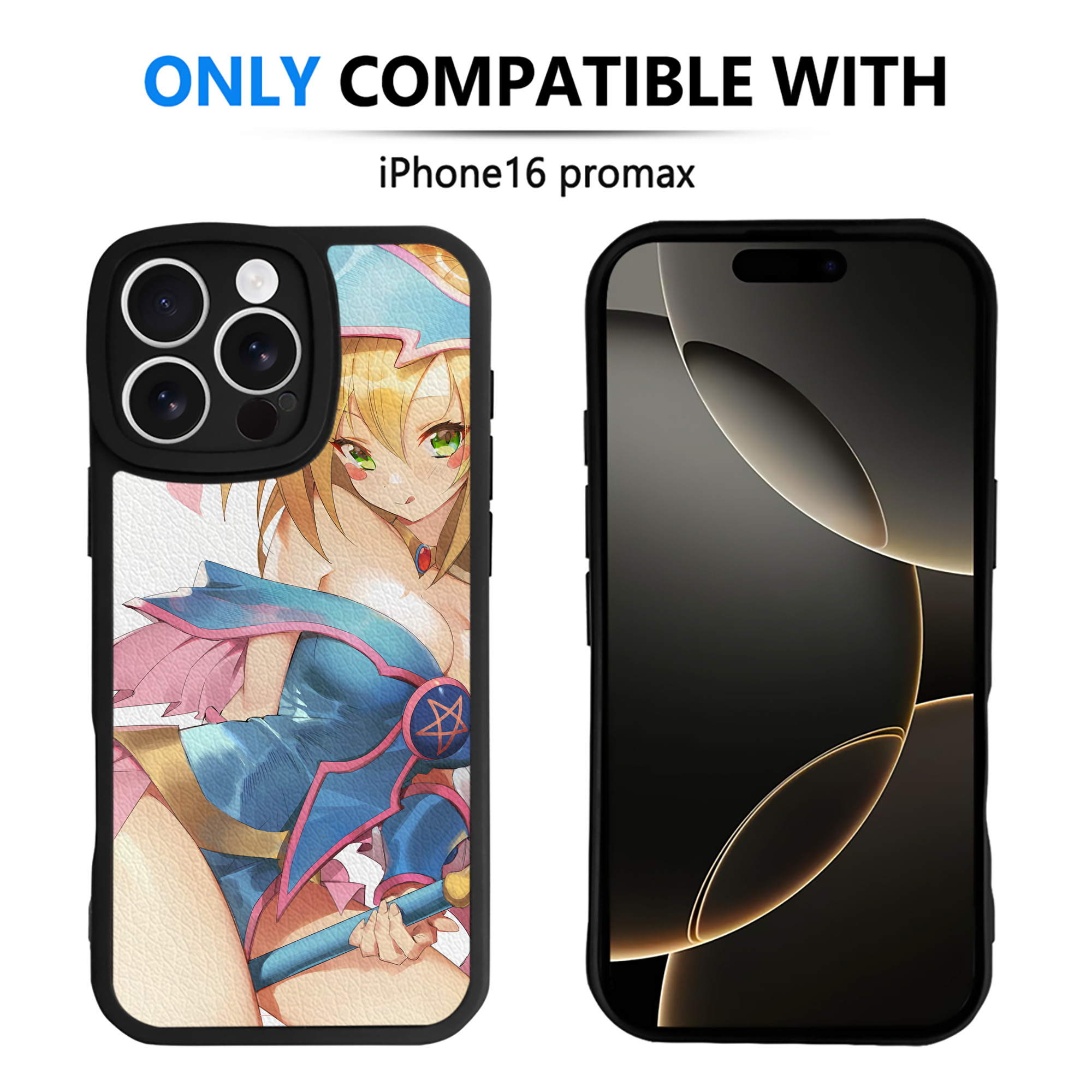 （画像用） 遊☆戯☆王 Yu-Gi-Oh! 【iPhone 16シリーズ対応】シリコンスマホケース（レザー調） 材質：シリコン